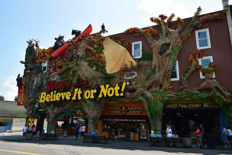 Ripley's Believe It or Not! on the Parkway in downtown Gatlinburg TN