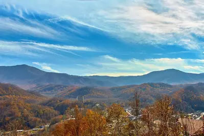 View from Gatlinburg cabin