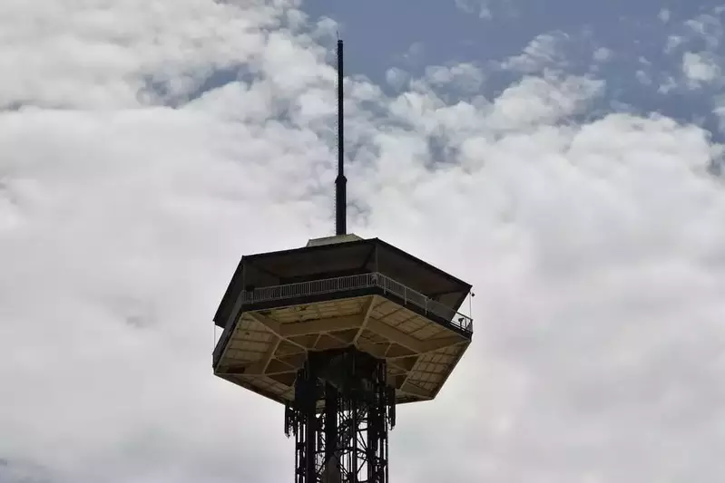 top of the gatlinburg space needle