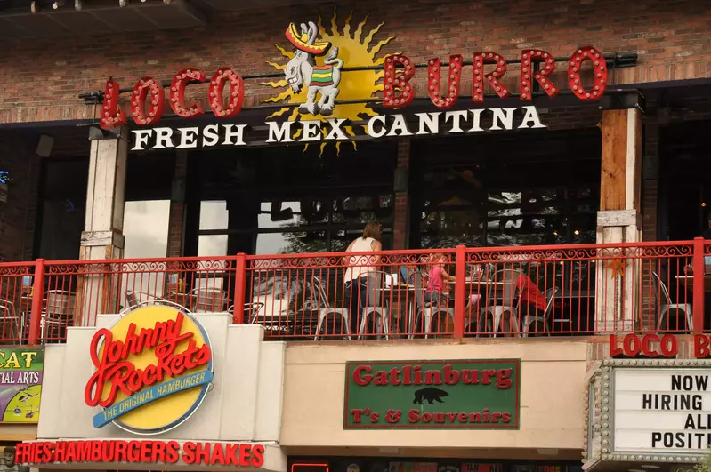 loco burro fresh mex cantina in gatlinburg