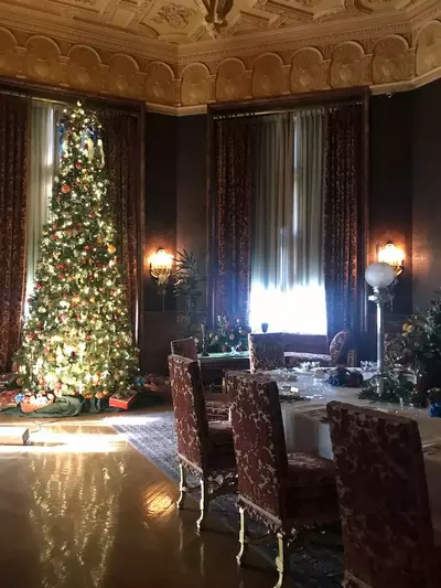 christmas tree at the Biltmore estate