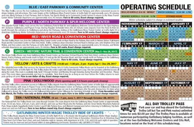 Gatlinburg trolley map routes