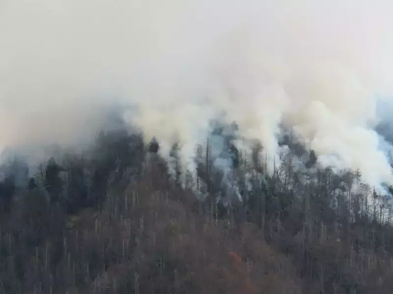 fire and smoke-in gatlinburg tn