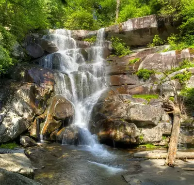 Ramsey Cascades waterfall in the Great Smoky Mountains National Park