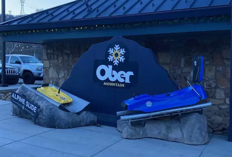 Ober Mountain sign