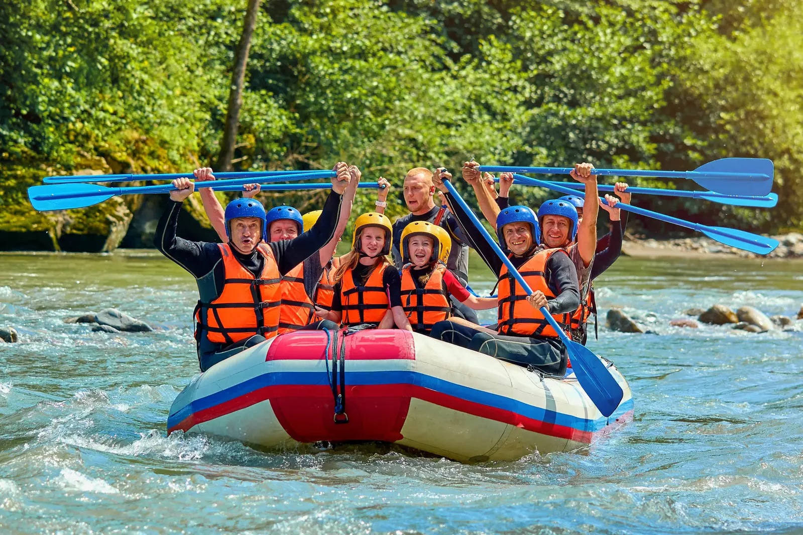 White water rafting