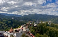 views of Anakeesta from the observation tower